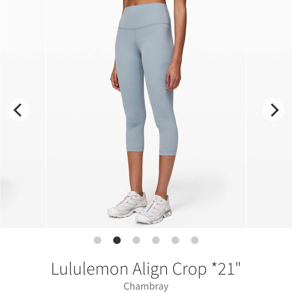 Lululemon align crop 21”